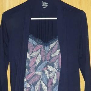 2 piece maternity pajama gown and sweater